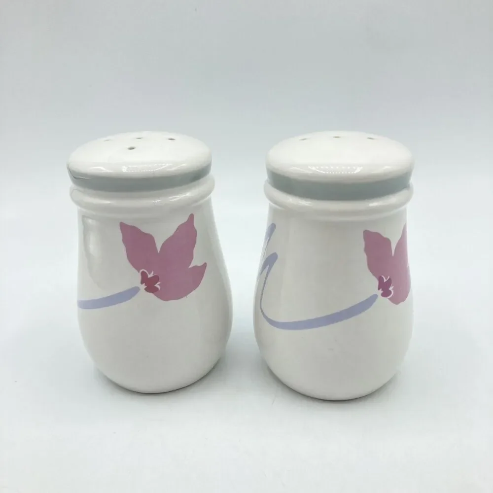 Vtg Studio Nova DOUBLE UP 6 Pc Hostess Set Butter Dish Gravy Salt Pepper Shakers